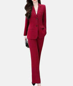 Chic Tailored Blazer and Elegant Pantsuit Set