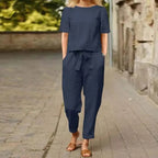 Chic and Cozy Women's Two-Piece Outfit Set