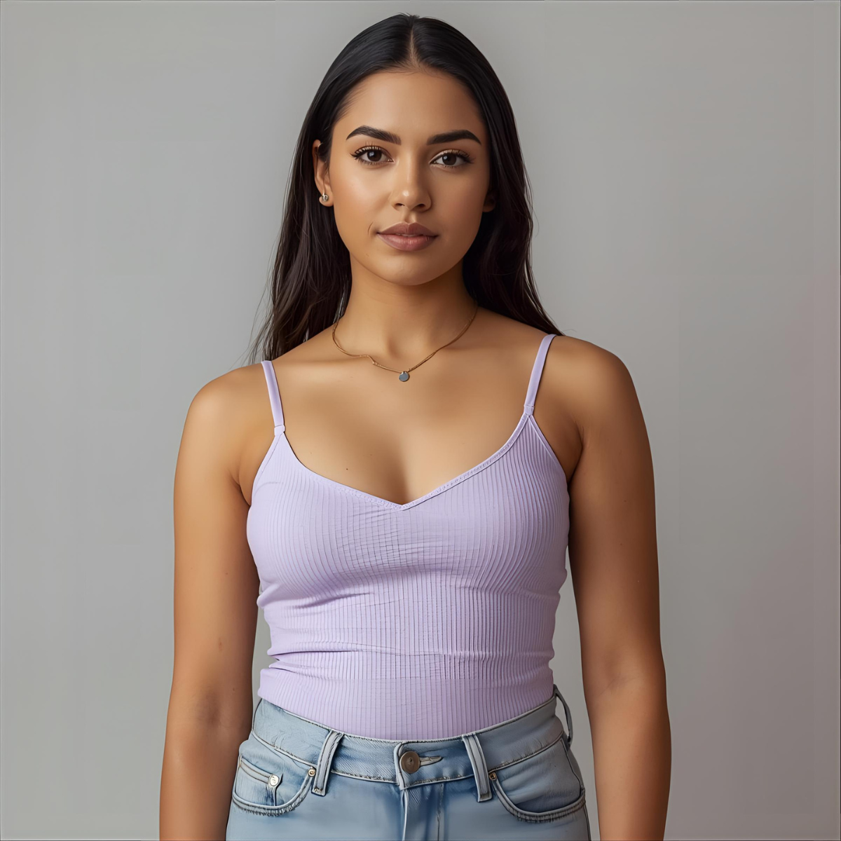 CAELIA | Lavender Flowy Summer Top