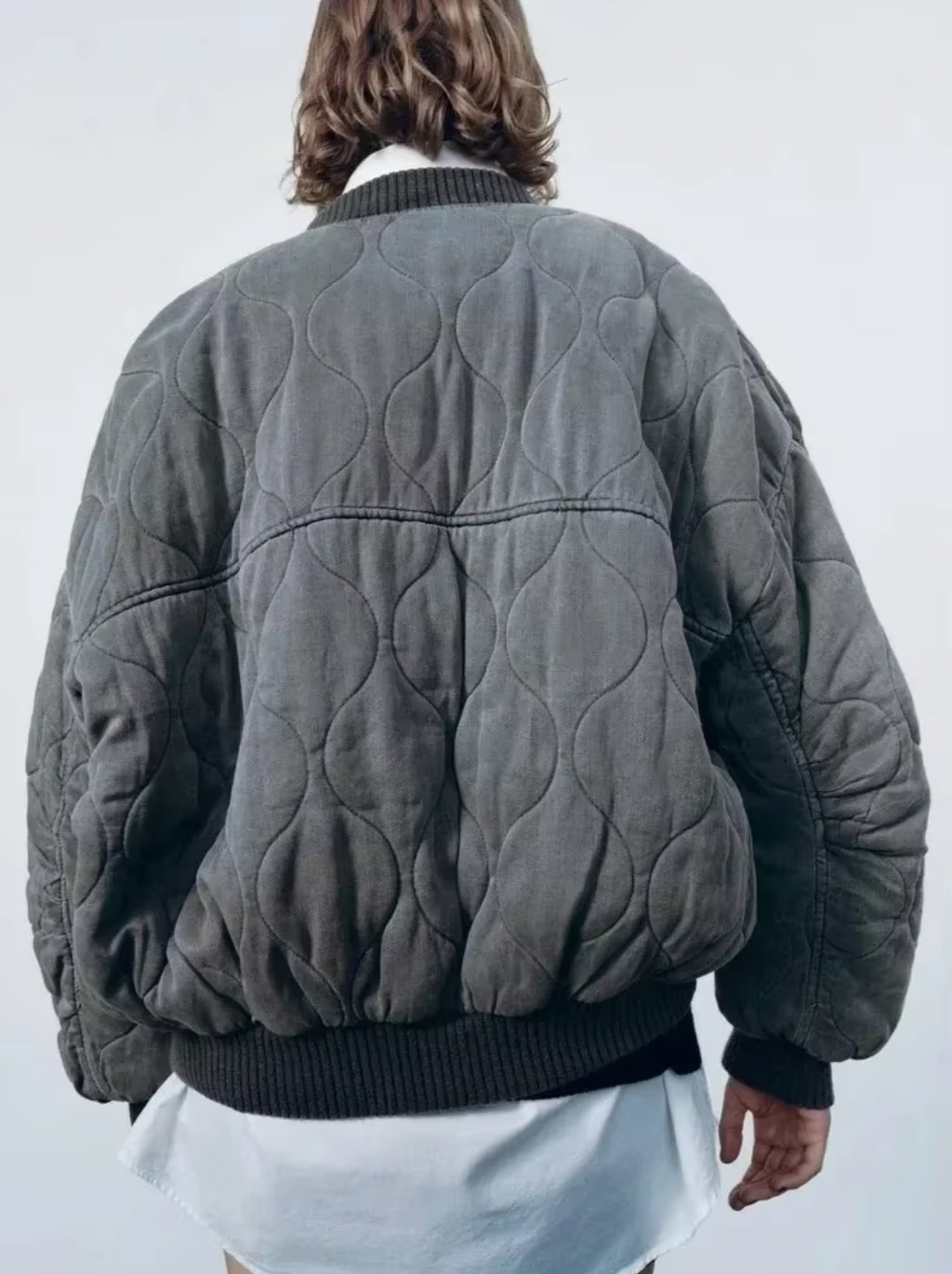 Destiny Round Neck Cotton Jacket