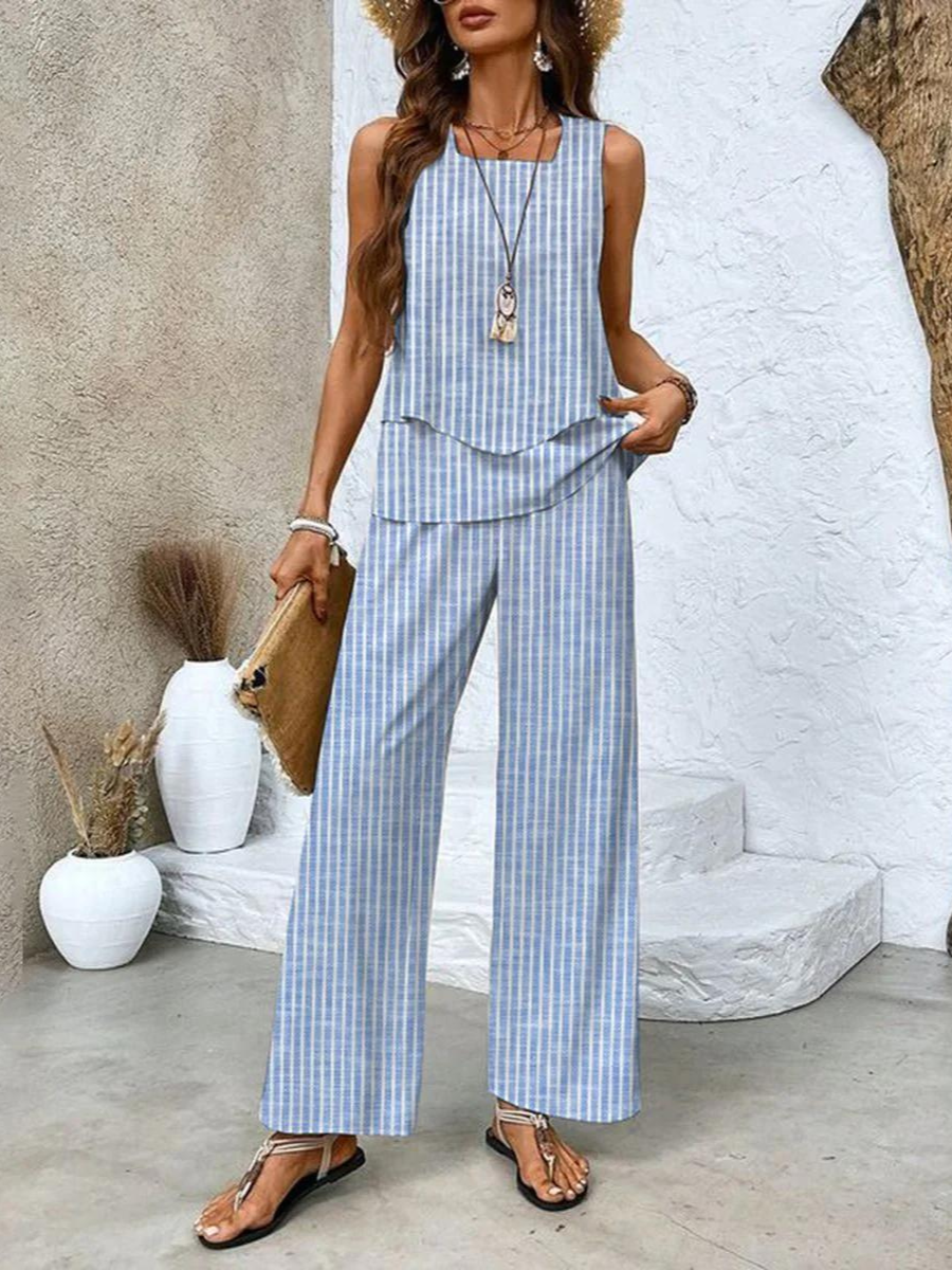 Chic Two-Piece Summer Ensemble