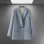 Timeless Double-Breasted Women's Blazer for Professional Wear