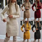 Chic Knit Winter Dress
