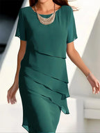 Chic Silhouette-Enhancing Dress