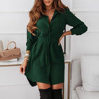 Yasa - Belted Waist Shirt Dress