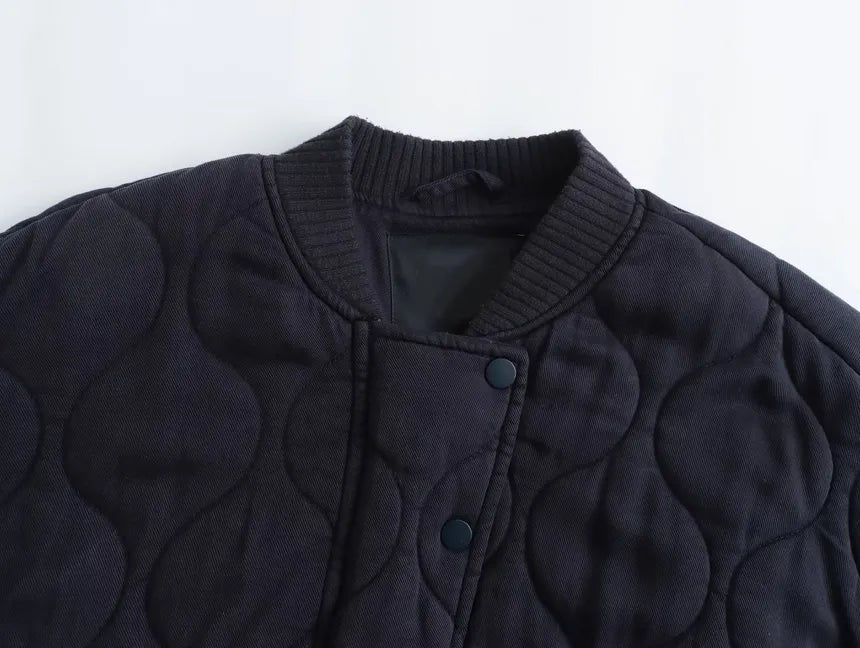 Destiny Round Neck Cotton Jacket
