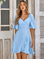 Aria - Chic Sky Blue Gown