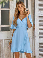 Aria - Chic Sky Blue Gown