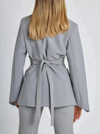 Chic Belted Blazer