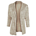 Sequin-Embellished Blazer Vest