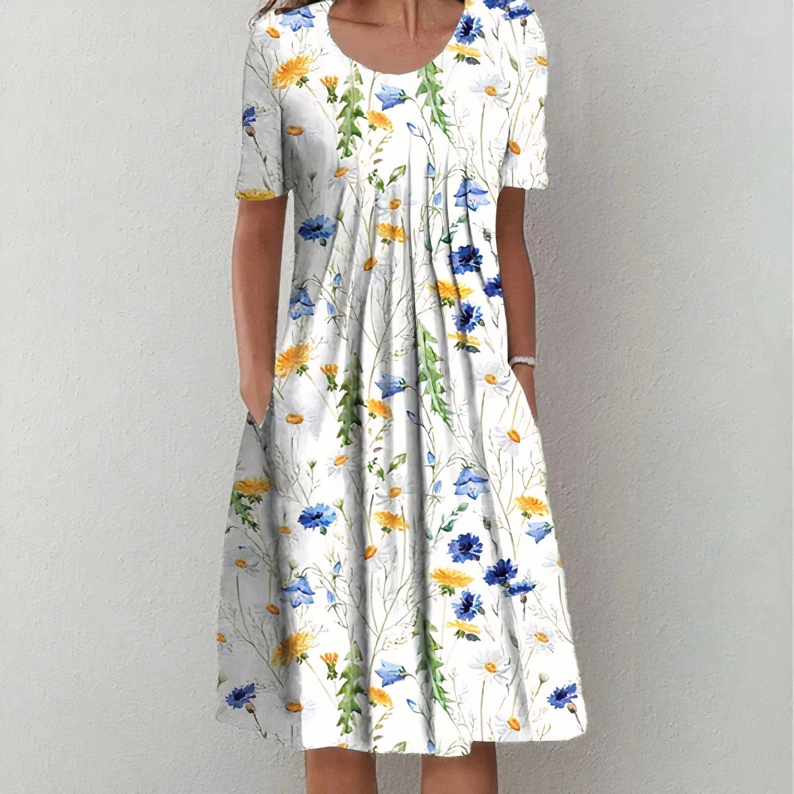 Flora - Chic Cotton Dress
