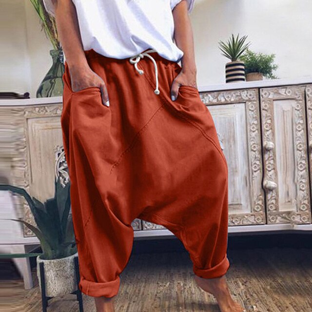 Women's Bohemian-Inspired Harem Pants