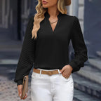 Chic Women's V-Neck Chiffon Top
