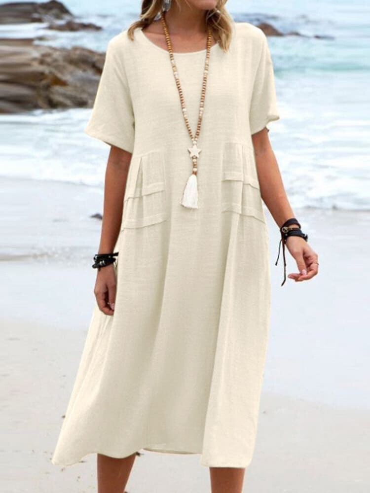 Relaxed Cotton Everyday Dress