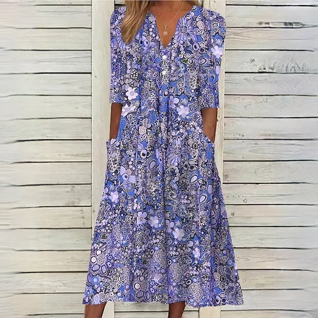 Jazmyn Floral Print Dress