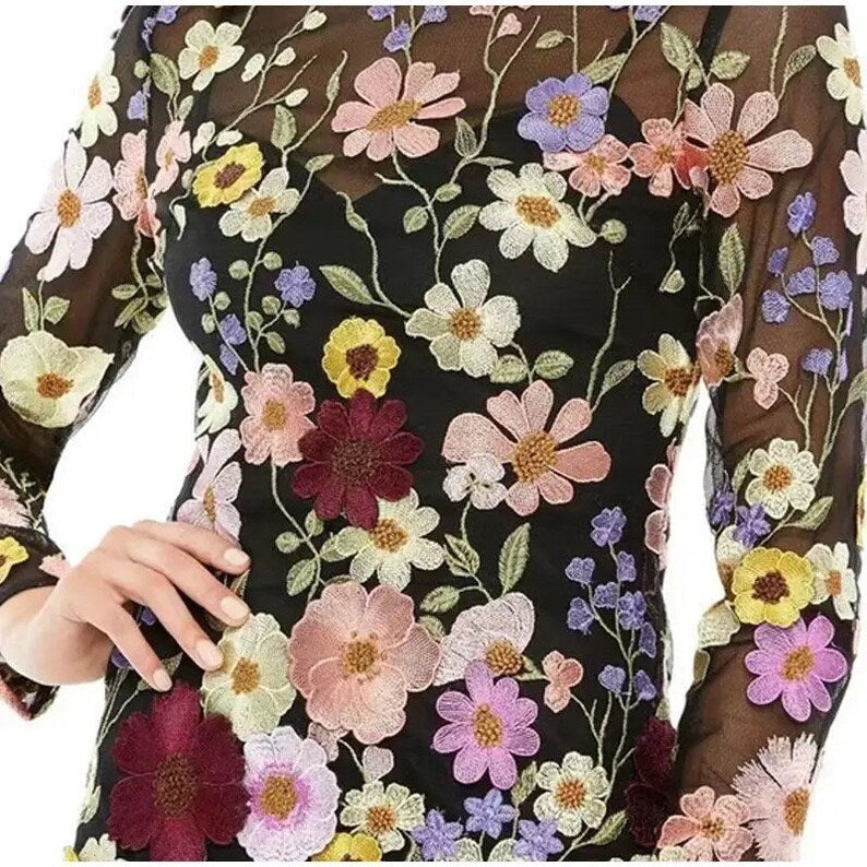 Sarah - Artisan Floral Dress