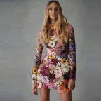 Sarah - Artisan Floral Dress