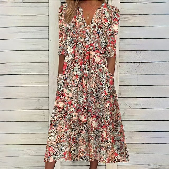 Jazmyn Floral Print Dress
